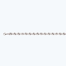 Load image into Gallery viewer, 14K 7MM WHITE GOLD SOLID DC ROPE 24" CHAIN NECKLACE (AVAILABLE IN LENGTHS 7" - 30")