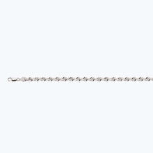 Load image into Gallery viewer, 14K 6MM WHITE GOLD SOLID DC ROPE 24" CHAIN NECKLACE (AVAILABLE IN LENGTHS 7" - 30")