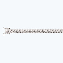 Load image into Gallery viewer, 10K 8MM WHITE GOLD SOLID MIAMI CUBAN 24" CHAIN NECKLACE (AVAILABLE IN LENGTHS 7" - 30")
