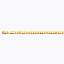 Load image into Gallery viewer, 14K 5.5MM YELLOW GOLD SOLID CURB 24" CHAIN NECKLACE (AVAILABLE IN LENGTHS 7" - 30")