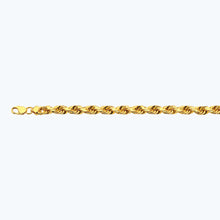 Load image into Gallery viewer, 18K 10MM YELLOW GOLD SOLID DC ROPE 24" CHAIN NECKLACE (AVAILABLE IN LENGTHS 7" - 30")