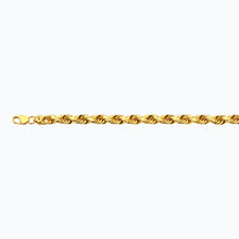Load image into Gallery viewer, 14K 10MM YELLOW GOLD SOLID DC ROPE 24" CHAIN NECKLACE (AVAILABLE IN LENGTHS 7" - 30")