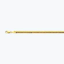 Load image into Gallery viewer, 10K 5MM YELLOW GOLD SOLID MIAMI CUBAN 24" CHAIN NECKLACE (AVAILABLE IN LENGTHS 7" - 30")