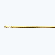 Load image into Gallery viewer, 18K 4MM YELLOW GOLD SOLID MIAMI CUBAN 24" CHAIN NECKLACE (AVAILABLE IN LENGTHS 7" - 30")