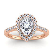 Load image into Gallery viewer, Celestial Halo Engagement Ring