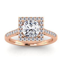 Load image into Gallery viewer, Celestial Halo Engagement Ring