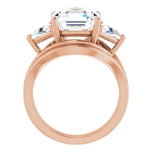 Load image into Gallery viewer, Golden Trio Solitaire Ring