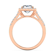Load image into Gallery viewer, Celestial Halo Engagement Ring