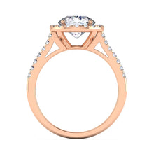 Load image into Gallery viewer, Celestial Halo Engagement Ring