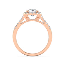 Load image into Gallery viewer, Celestial Halo Engagement Ring