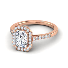 Load image into Gallery viewer, Celestial Halo Engagement Ring