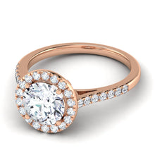 Load image into Gallery viewer, Celestial Halo Engagement Ring