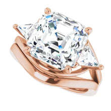 Load image into Gallery viewer, Golden Trio Solitaire Ring