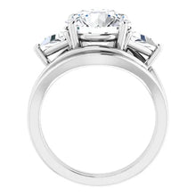 Load image into Gallery viewer, Golden Trio Solitaire Ring