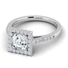 Load image into Gallery viewer, Celestial Halo Engagement Ring