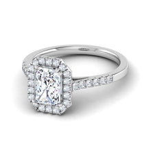 Load image into Gallery viewer, Celestial Halo Engagement Ring
