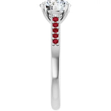 Load image into Gallery viewer, Crimson Pave Engagement Ring