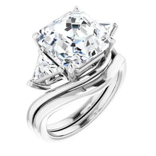 Load image into Gallery viewer, Golden Trio Solitaire Ring