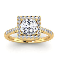Load image into Gallery viewer, Celestial Halo Engagement Ring