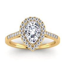 Load image into Gallery viewer, Celestial Halo Engagement Ring