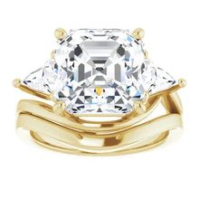 Load image into Gallery viewer, Golden Trio Solitaire Ring