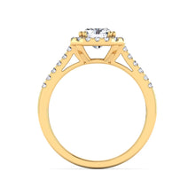 Load image into Gallery viewer, Celestial Halo Engagement Ring