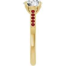 Load image into Gallery viewer, Crimson Pave Engagement Ring