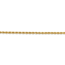 Load image into Gallery viewer, 14k 2.25mm D/C Rope with Lobster Clasp Chain
