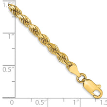 Load image into Gallery viewer, 14k 3.5mm D/C Rope with Lobster Clasp Chain
