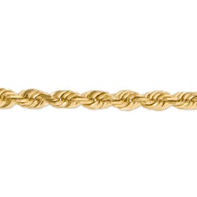 Load image into Gallery viewer, 14K 10mm  D/C Rope with Fancy Lobster Clasp Chain
