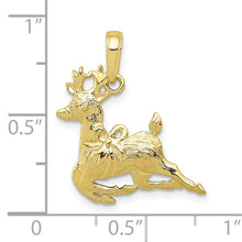 Load image into Gallery viewer, 10K Polished Reindeer Pendant
