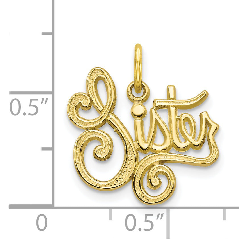 10K SISTER Charm