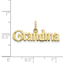 Load image into Gallery viewer, 10K GRANDMA Charm
