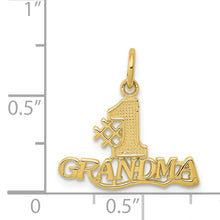 Load image into Gallery viewer, 10K &num;1 GRANDMA Charm
