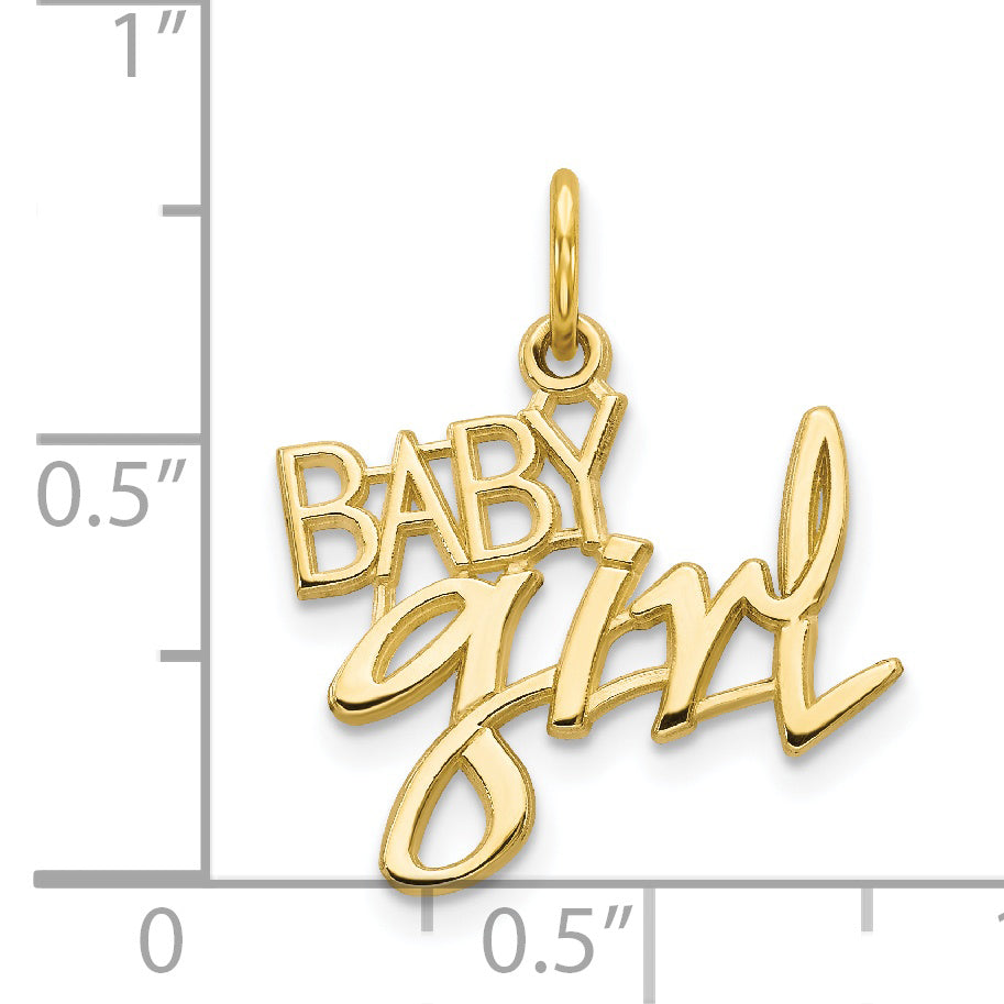 10k BABY GIRL Charm