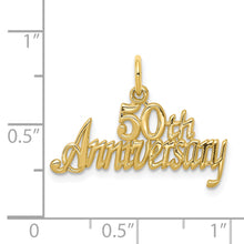 Load image into Gallery viewer, 10k 50th ANNIVERSARY Charm
