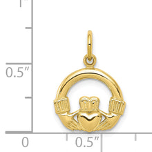 Load image into Gallery viewer, 10k Claddagh Charm
