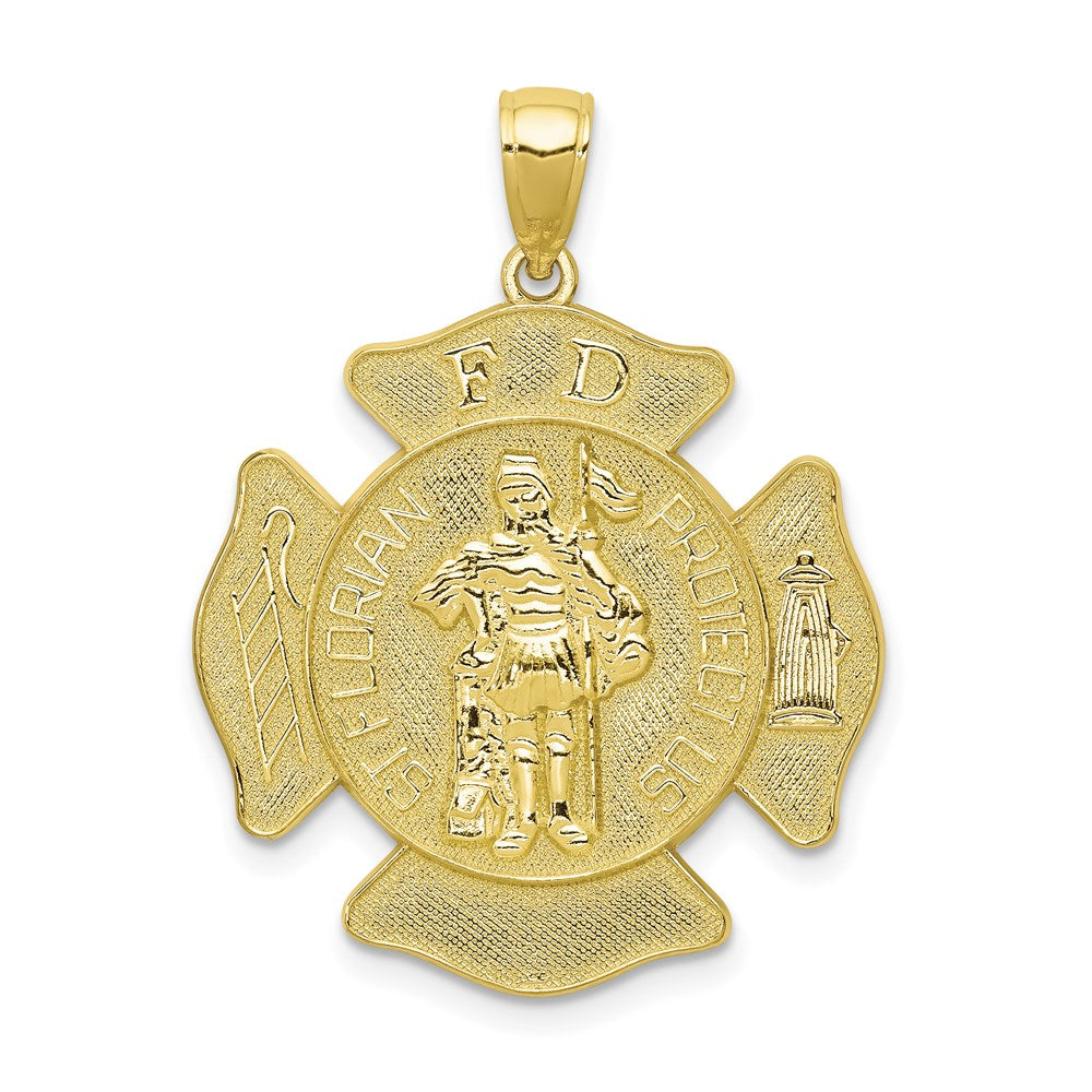 10k St. Florian Protect Us/Fire Dept. Pendant