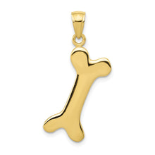 Load image into Gallery viewer, 10k 3-D Dog Bone Pendant
