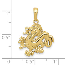 Load image into Gallery viewer, 10k Dragon Pendant
