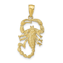 Load image into Gallery viewer, 10k Scorpion Charm
