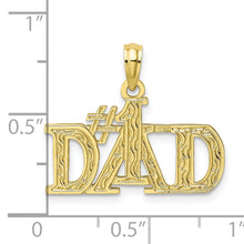 Load image into Gallery viewer, 10K &num;1 DAD Pendant
