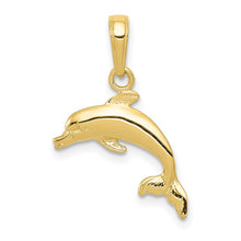 Load image into Gallery viewer, 10k Dolphin Pendant
