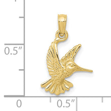 Load image into Gallery viewer, 10k Hummingbird Charm
