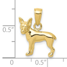 Load image into Gallery viewer, 10K Chihuahua Dog Pendant
