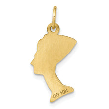 Load image into Gallery viewer, 10K Nefertiti Pendant
