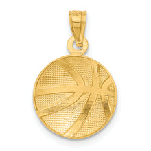 Load image into Gallery viewer, 10k Basketball Pendant
