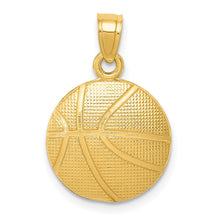 Load image into Gallery viewer, 10k Basketball Pendant
