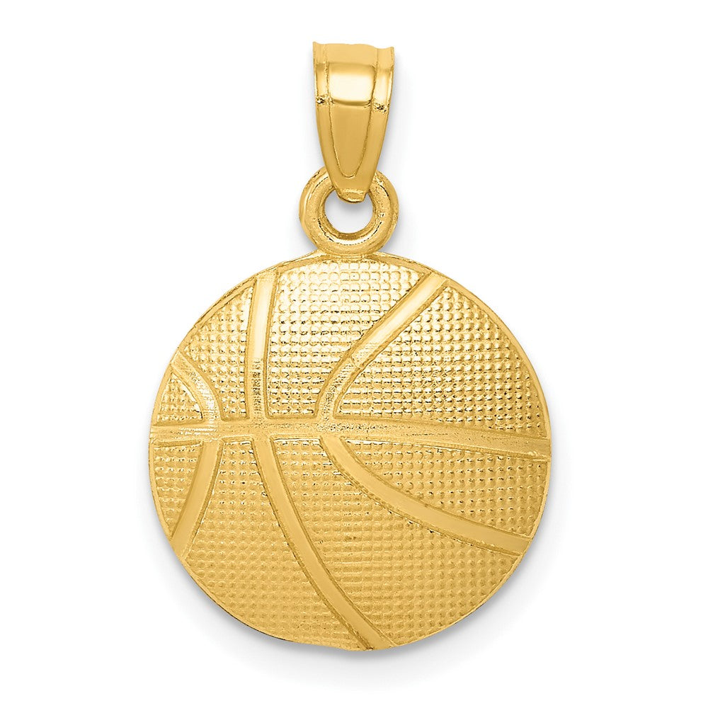 10k Basketball Pendant