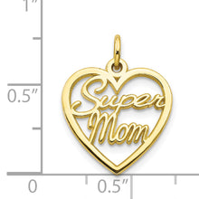 Load image into Gallery viewer, 10K SUPER MOM Charm
